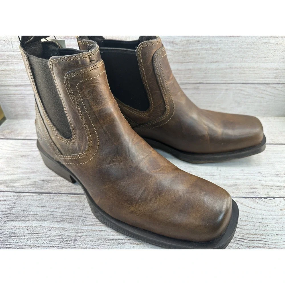 Ariat Midtown Rambler Men's Brown Chelsea Western Ankle Boots Size 8 D